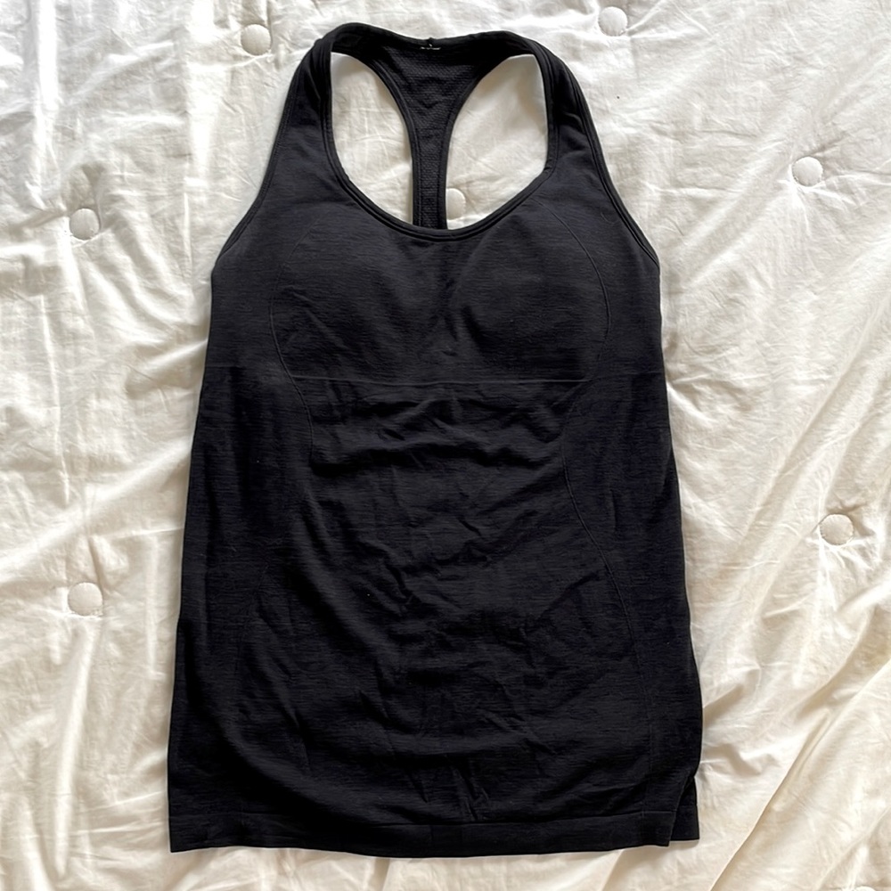 Lululemon Athletic Yoga Racerback Tank Top with built in bra